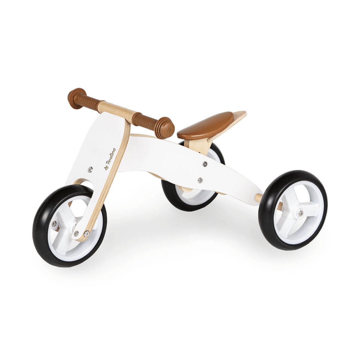 Mini tricycle „Charlie”, white/natural