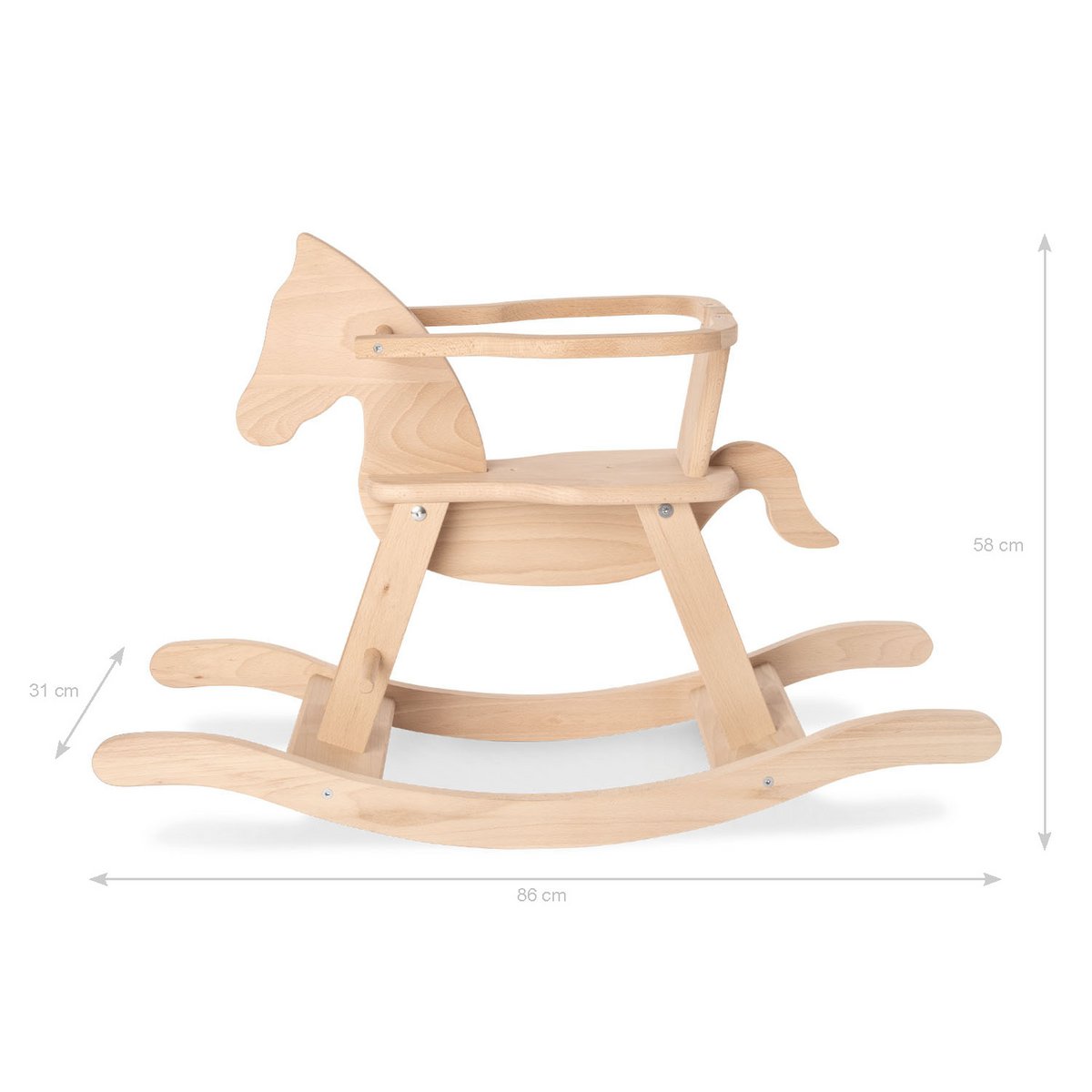 Rocking horse „Pinolino” with ring