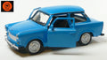 Jubiläums-Edition: 50 Jahre Trabant 601 Modellauto 11cm WELLY Sonderfarbe blau